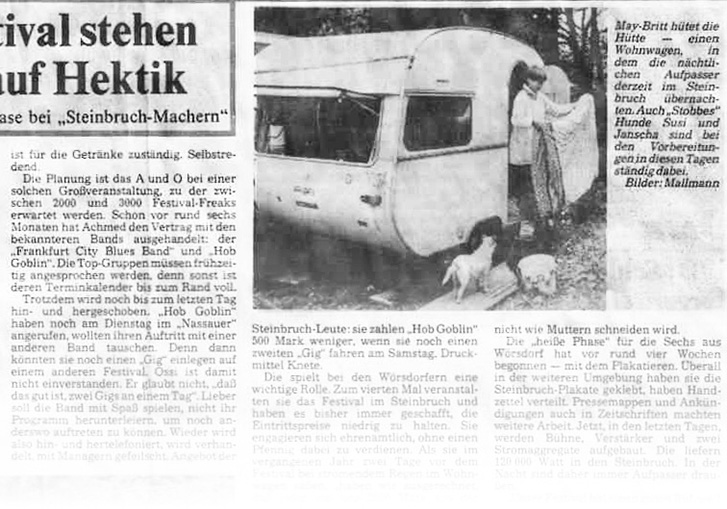 1988 07 15 REV Vor dem Festival stehen die Zeichen auf Hektik preview